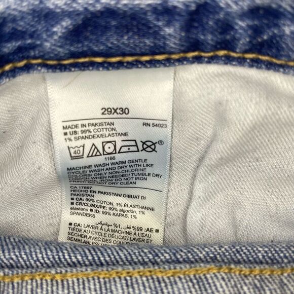 Old Navy Men’s Slim Fit Distressed Jeans Size 29x30 - Picture 7 of 13